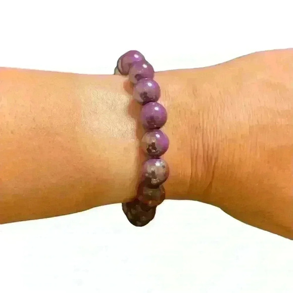 Handmade Stretch Beaded Bracelet Unisex - Picture 2 of 2